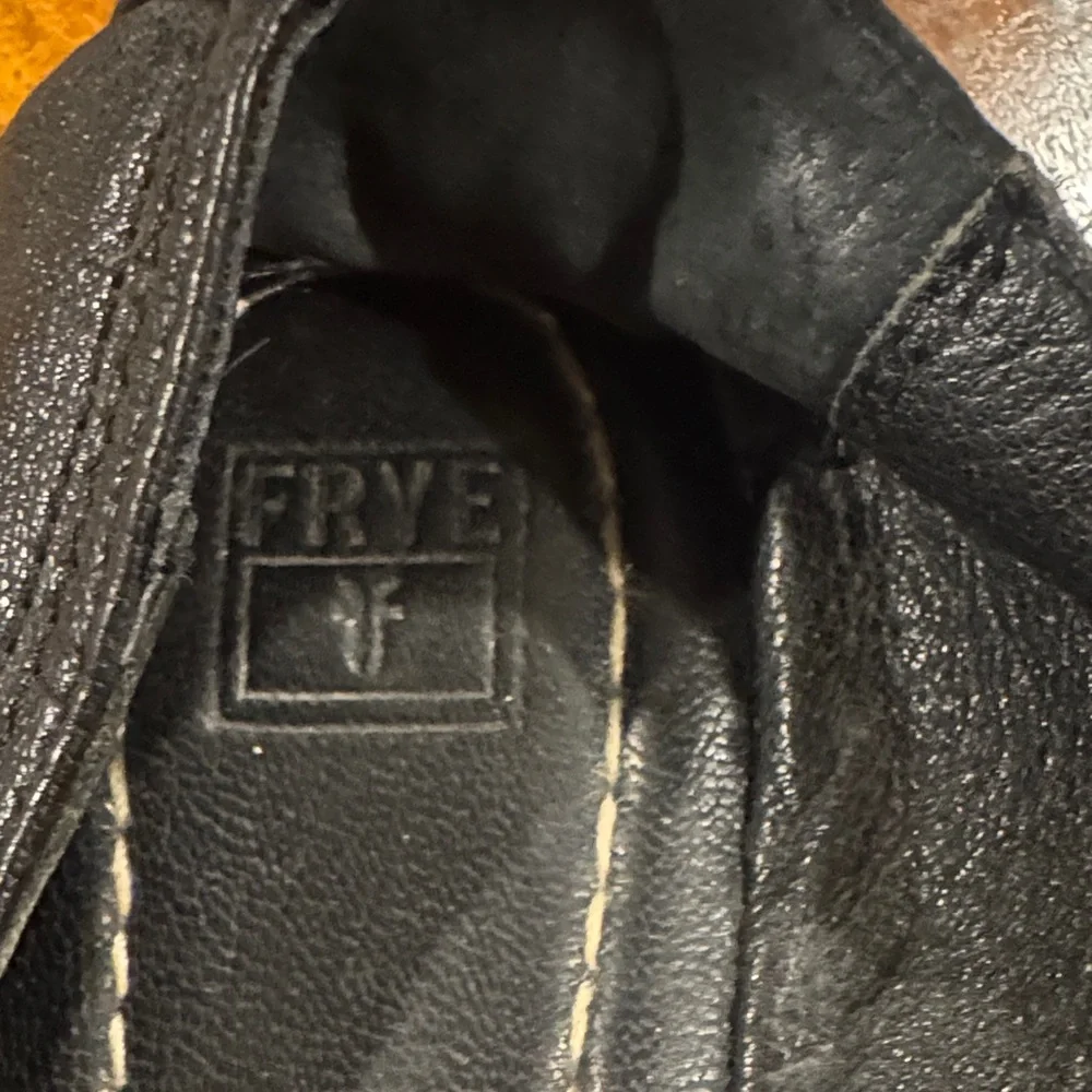 Frye Black Leather Flats - Picture 2 of 4